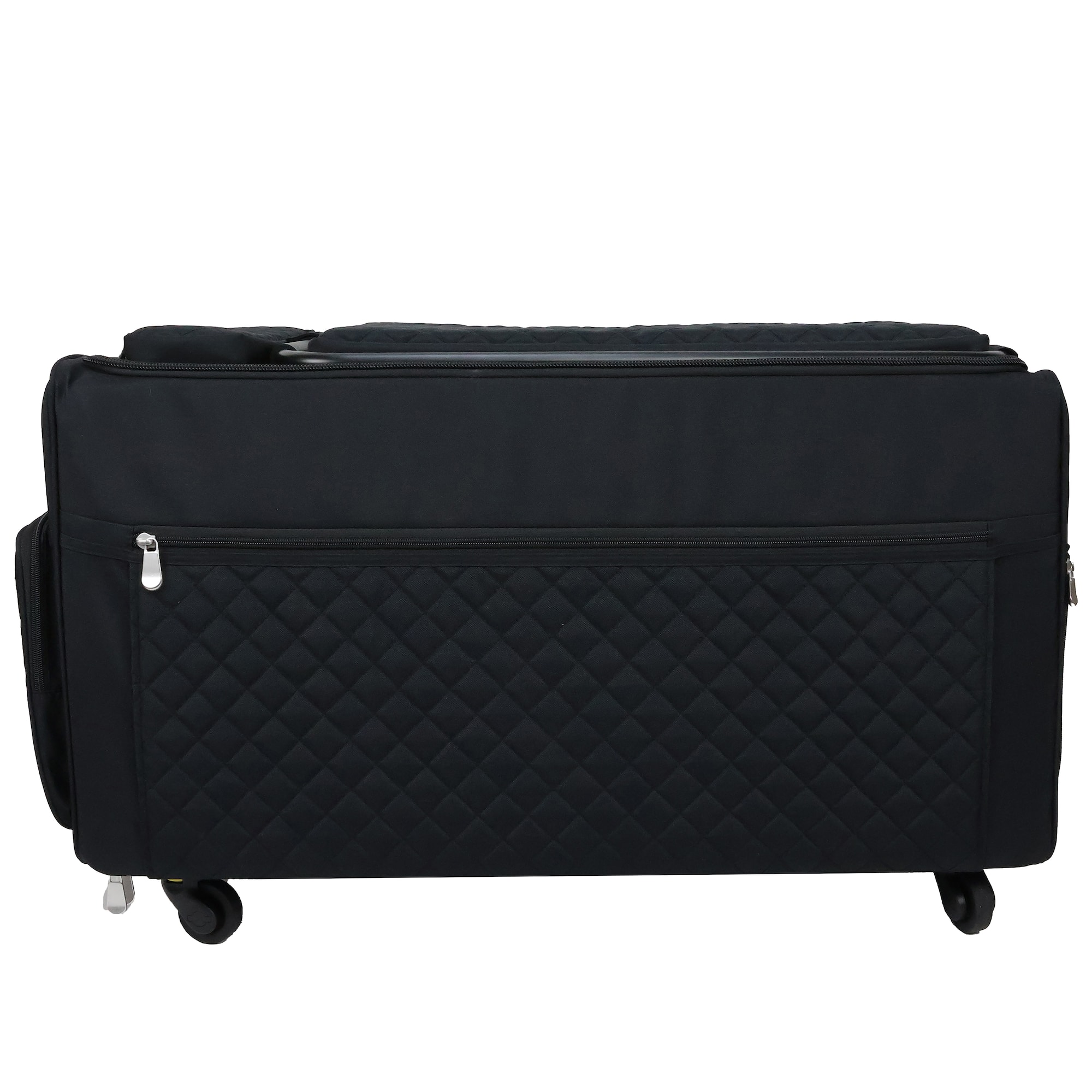 Everything Mary Black Jumbo Rolling Craft Tote